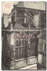 Troyes Old Postcard Church of St. John The Night