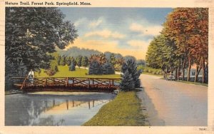 Nature Trail in Springfield, Massachusetts Forest Park.