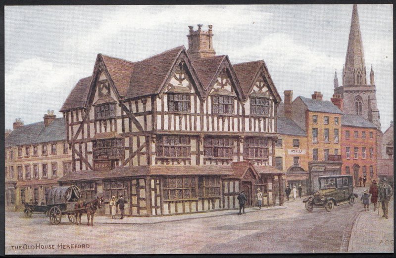 Herefordshire Postcard - The Old House, Hereford    DP234