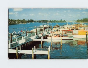 Postcard Beautiful Bahia Mar, Fort Lauderdale, Florida