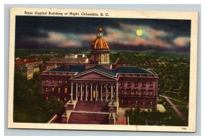 Vintage 1930's Postcard State Capitol Building Columbia South Carolina