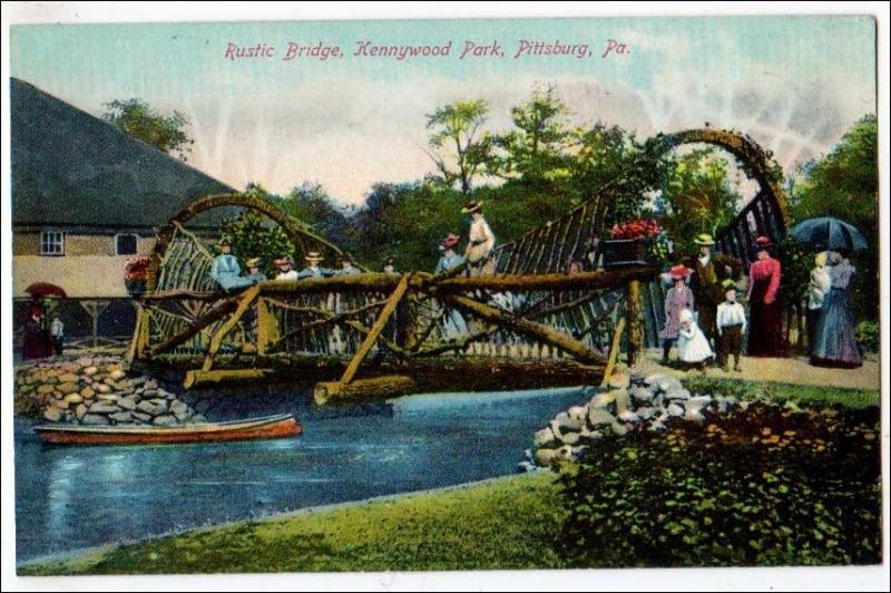 Rustic Bridge, Kennywood Park, Pittsburg PA