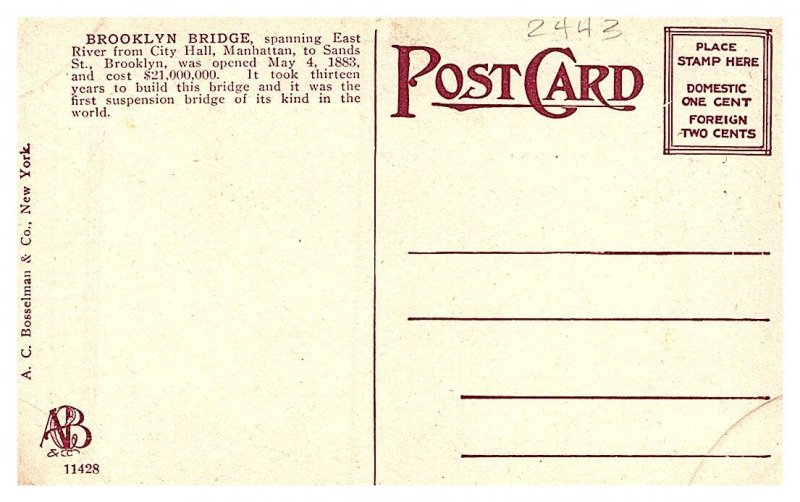 New York City, Brooklyn Bridge