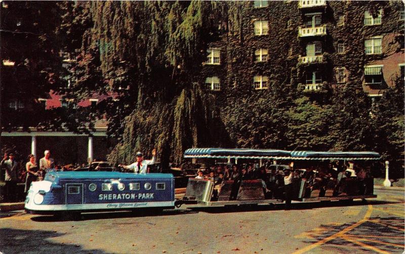 Washington D C~Sheraton-Park Hotel & Motor Inn~Sight-Seeing Train~1965 Postcard