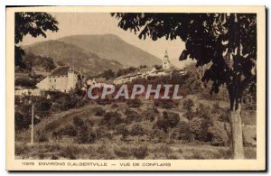 Old Postcard View of Surrounding Albertville Conflans