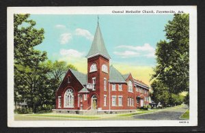 Central Methodist Church Building Fayetteville AR Unused c1934