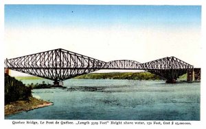 Postcard BRIDGE SCENE Quebec Quebec QC AP5839