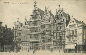 Belgium Antwerp Anvers Maisons de la Grand Place architecture