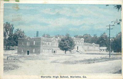 GA-MARIETTA-HIGH SCHOOL-MAILED 1935-TOWN VIEW-T96055