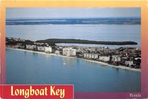 US9 USA FL Longboat key aerial view along the beach 1996
