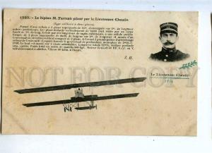 205462 FRANCE AVIATION Farman airplane pilot CHEUTIN #1525