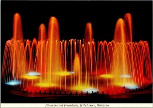 Canada Ontario Kitchener Illuminated Fountain