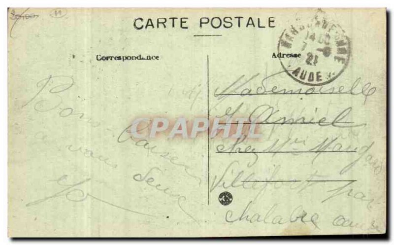 Narbonne Old Postcard Bridge Voltaire