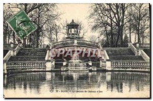 Old Postcard Dijon La Cascade du Chateau d'Eau