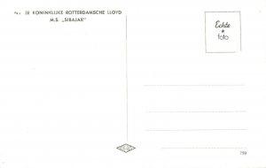 D.M.S Sibajak Rotterdam Lloyd RPPC 05.32