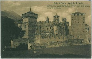 31886 AOSTA province vintage postcard - Fénis FENIS-