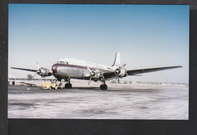 American Douglas DC-4 Postcard 