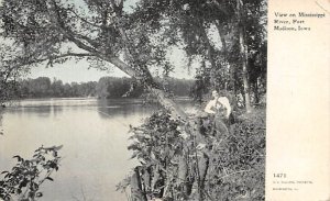 View on Mississippi River Fort Madison, Iowa