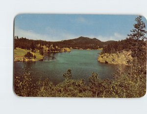 Postcard Stockade Lake, Black Hills, Custer State Park, South Dakota