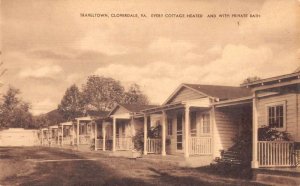 Cloverdale Virginia Traveltown Cottages Vintage Postcard AA47920
