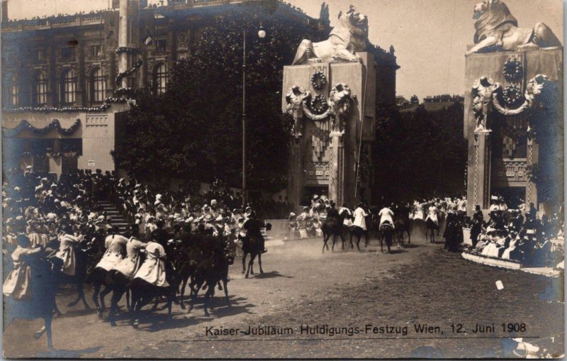 Austria Vienna Kaiser Jubilum Huldigungs-Festzug 12 June 1908