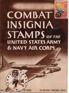 1942 Combat Insignia Stamps of the U.S. Army & Navy Air Corps Vol 1 ... (56706)