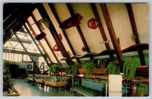 Interior View, Alexander Bell Museum, Baddeck, Cape Breton NS, Vintage Postcard