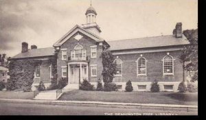 Vermont Bennington The Bennington Free Library Collotype
