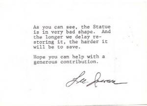 Statute of Liberty in need of repair - Lee Iacocca