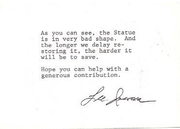 Statute of Liberty in need of repair - Lee Iacocca