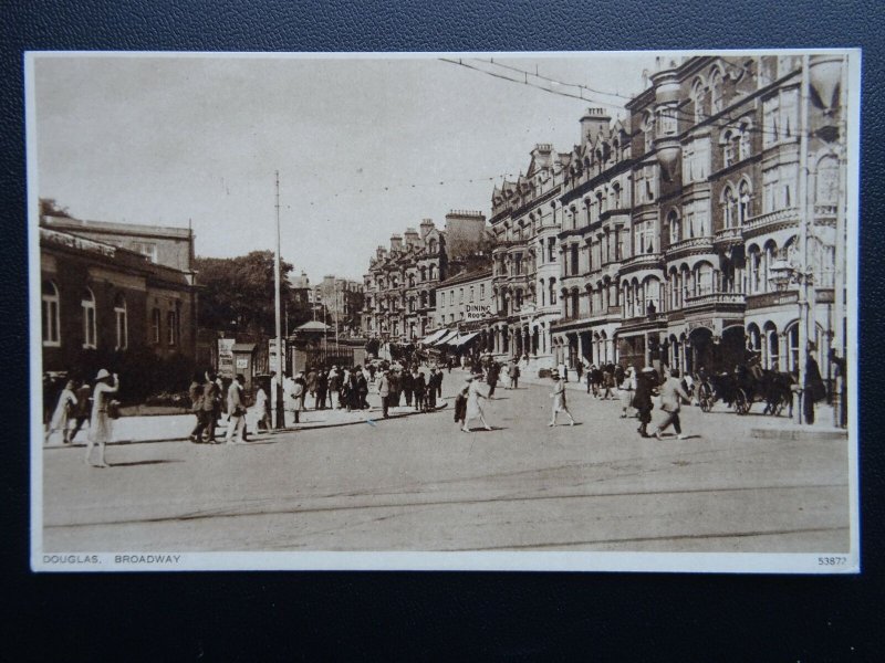 Isle of Man DOUGLAS Broadway - Old Postcard by Photochrom Co. Ltd 53872