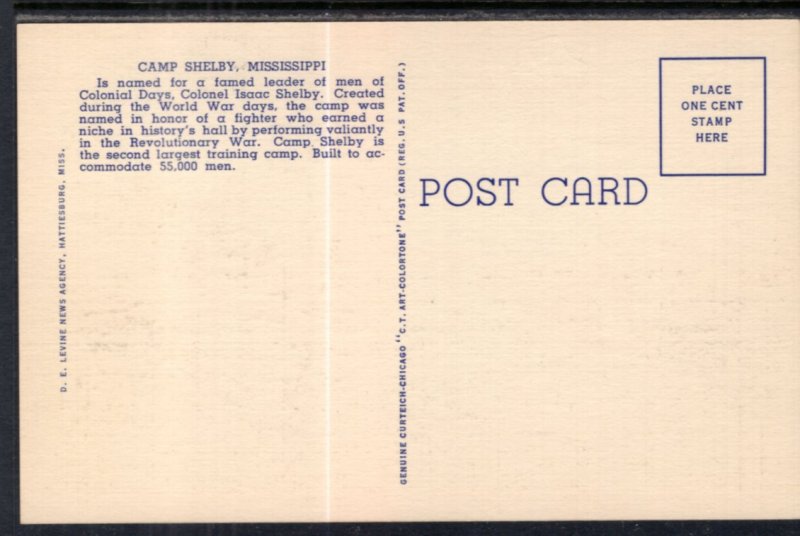 Old Glory at Camp Shelby,MS