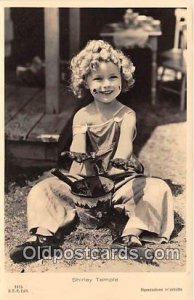 Child Actress Shirley Temple Unused corners are square, card does not lay fla...