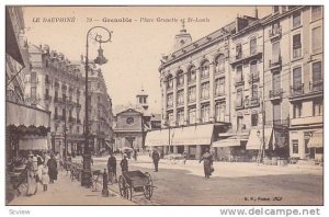 Grenoble (Isere), France, 00-10s : Place Grenette et St-Louis