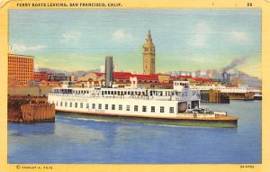 Ferry Boat Ferries & Paddle Wheels Ship Unused 