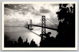 San Francisco Oakland Bay Bridge West Bay Crossing Postcard H29