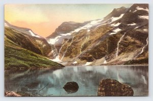 Gunsight Lake, Glacier National Park, Hand-Colored  Postcard P7