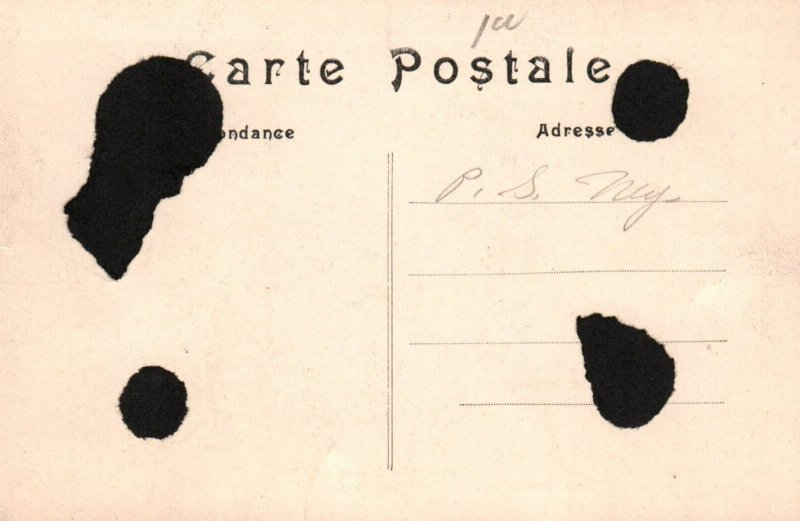 Postcard French Navy c1900s CORSE Shop Model in Museum