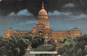 State Capitol At Night - Austin, Texas TX  