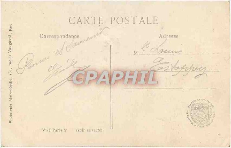 Old Postcard Arras The entr�e the Cathedrale St. mesuleons