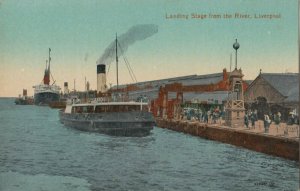 LIVERPOOL, England, 1914; Landing Stage