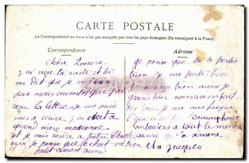 Old Postcard Paris Le Pont Mirabeau