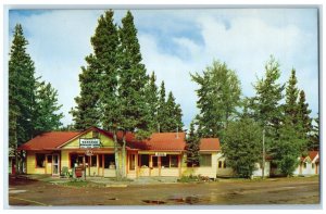 c1960's Café Front View Manville's Waskesiu Saskatchewan Canada Postcard