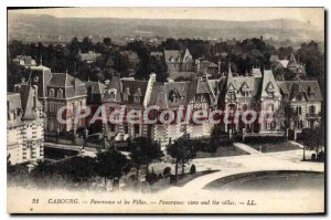 Old Postcard Cabourg panorama and Villas