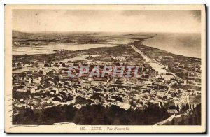 Old Postcard Sete overview