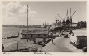 Kilindini Harbour East Africa Kenya Real Photo Docks Postcard