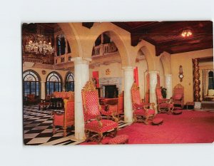 Postcard View from Entrance Foyer John Ringling Residence Sarasota Florida USA