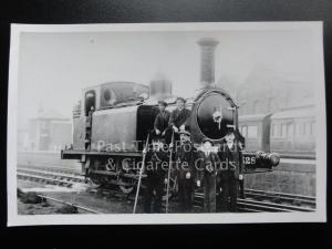 NBR Steam Locomotive No.1328? showing steam engine crew - Photocard 120515