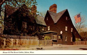 Massachusetts Salem House Of The Seven Gables