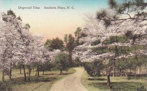 North Carolina Southern Pines Dogwood Time Handcolored Albertype